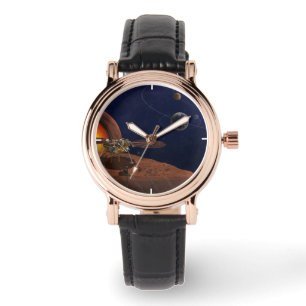 Montre L'interprétation de l'artiste de la Lander de visi