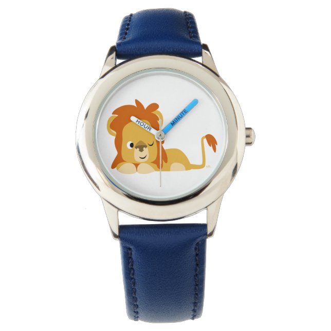 Montre Lion Cartoon Cute Awake (devant)