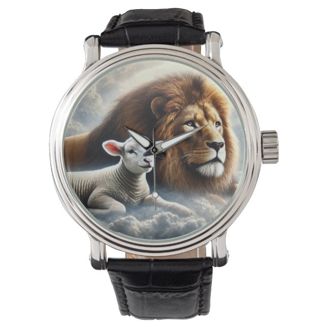 Montre Lion et Agneau (devant)
