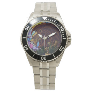 Montre Lion et petits