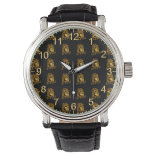 Montre Lion mâle avec le nom du lion,