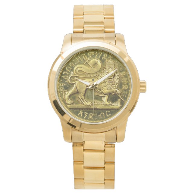 Montre Lion of Judah - Haile Selassie - Rastafari Watch A (devant)