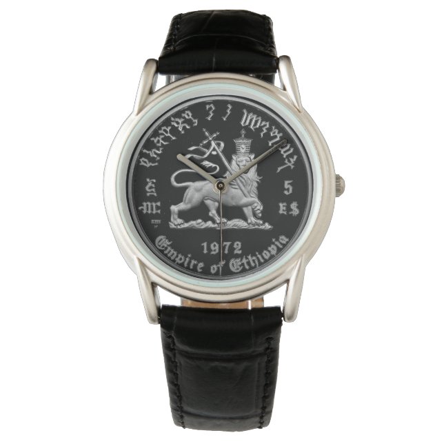 Montre Lion of Judah - Haile Selassie - Rastafari Watch A (devant)