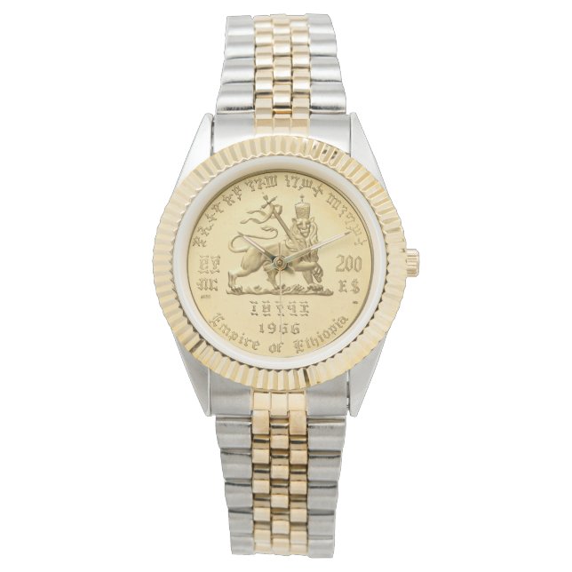 Montre Lion of Judah - Haile Selassie - Watch (devant)