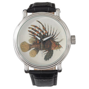 Montre Lionfish Poisson, Vintage Vie Marine Océan Animal