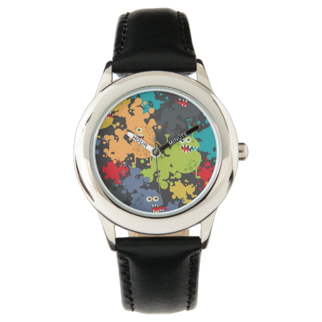Montre Little cute funny monsters (devant)