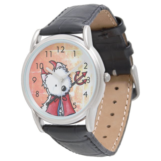 Montre Little Devil Red WESTIE (Incliné)