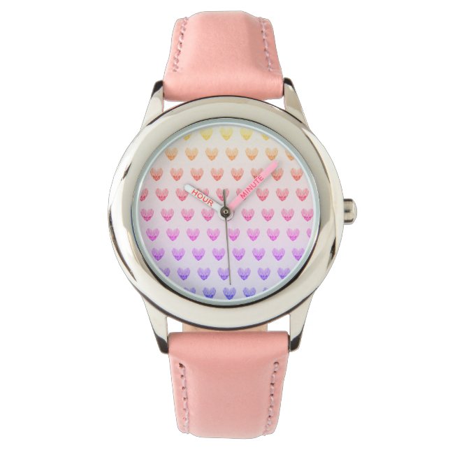 Montre Little feather hearts (devant)