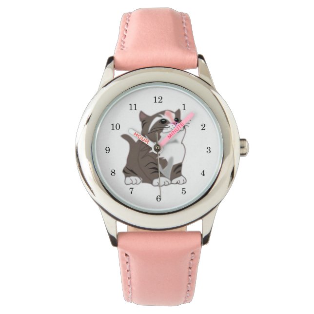 Montre Little Kitten - Rose (devant)