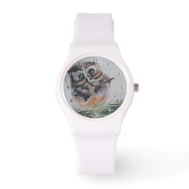 Montre Little Owl Watch - Peinture (Recto)