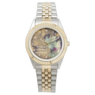 Montre Live Simply Blossoms Mots Inspirants