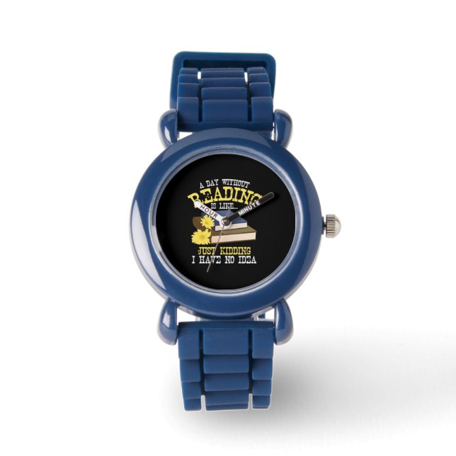 Montre Livre Lover - Une journée sans lecture (Recto)