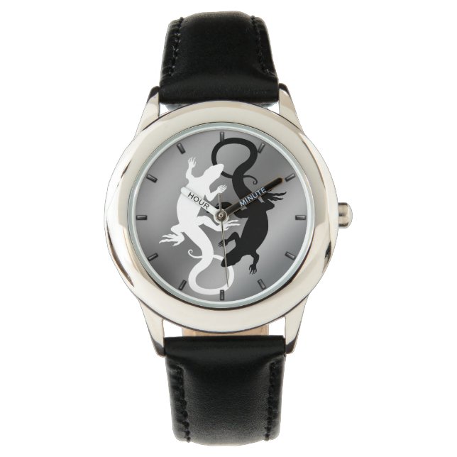 Montre Lizard Art Watch Cool Reptile Art Wrist Watch (devant)