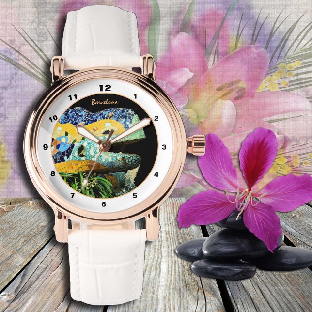 Montre Lizard de Barcelone, Parc Guell, Catalogne (Créateur téléchargé)