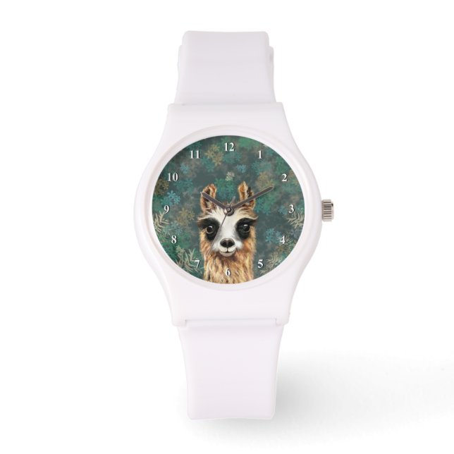 Montre Llama pour bébé curieux - mignonne (Recto)
