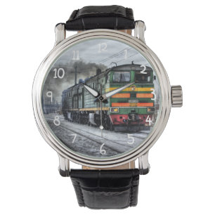 Montre Locomotive de train de la Russie