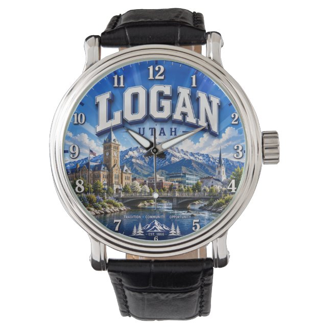 Montre Logan Utah Mountain (devant)