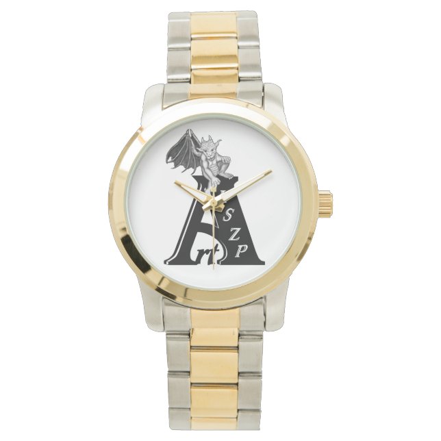 Montre Logo ArtKSZP avec GOLEM - Gargoyle (devant)
