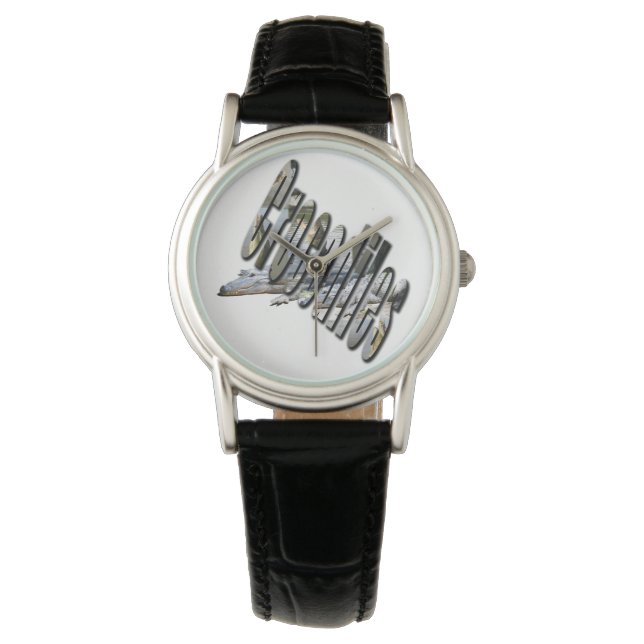 Montre Logo Australien Crocodile Et Crocodile, (devant)