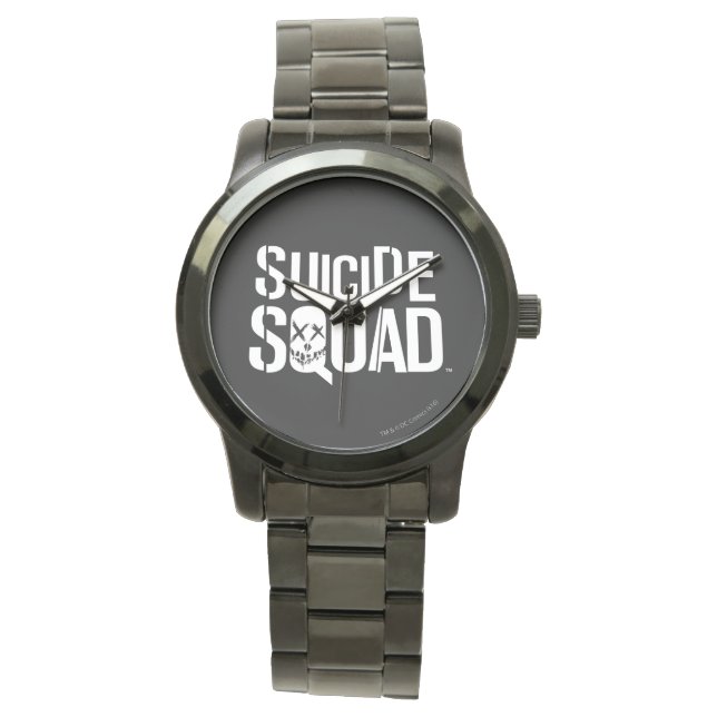 Montre Logo blanc du peloton | de suicide (devant)