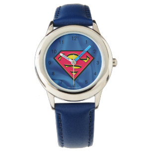 Montre Logo classique du S-Bouclier de Superman