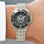 Montre Logo de Custom Company<br><div class="desc">Ajoutez votre logo d'entreprise personnalisé pour créer une montre à poignet unique. Fait un don promotionnel ou un cadeau d'entreprise pour les clients, les vendeurs, les employés ou d'autres personnes spéciales. Choisissez parmi différents types de montres comme l'acier inoxydable. Pas de quantité minimale, pas de frais de configuration.</div>
