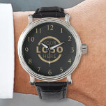 Montre Logo de Custom Company<br><div class="desc">Ajoutez votre logo d'entreprise personnalisé pour créer une montre à poignet unique. Fait un don promotionnel ou un cadeau d'entreprise pour les clients, les vendeurs, les employés ou d'autres personnes spéciales. Choisissez parmi différents types de montres comme l'acier inoxydable. Pas de quantité minimale, pas de frais de configuration.</div>