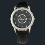 Montre Logo de Custom Company<br><div class="desc">Ajoutez votre logo d'entreprise personnalisé pour créer une montre à poignet unique. Fait un don promotionnel ou un cadeau d'entreprise pour les clients,  les vendeurs,  les employés ou d'autres personnes spéciales. Choisissez parmi différents types de montres comme l'acier inoxydable. Pas de quantité minimale,  pas de frais de configuration.</div>