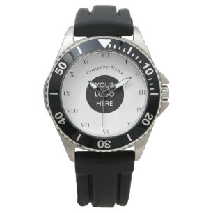 Montre Logo d'entreprise Black Professional