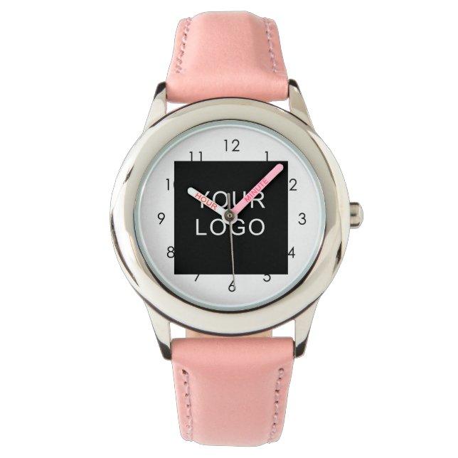 Montre Logo d'entreprise moderne et personnalisable (devant)