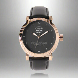 Montre Logo d'entreprise personnalisé l Gris de marque pr