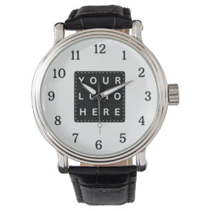 Montre Logo d'entreprise simple promotion