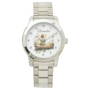 Montre Lonely Fairy assis sur un journal