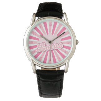 Montre Lotus rose Fleur