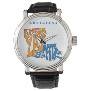 Montre Louisiane surnom Word Art