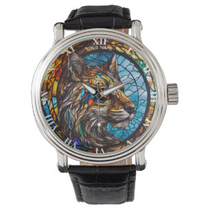 Montre Loup en verre doux Imaginaire