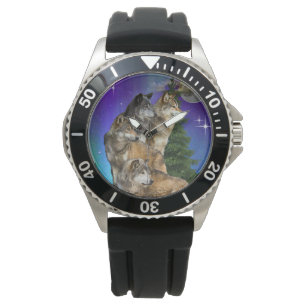 Montre Loup et lune