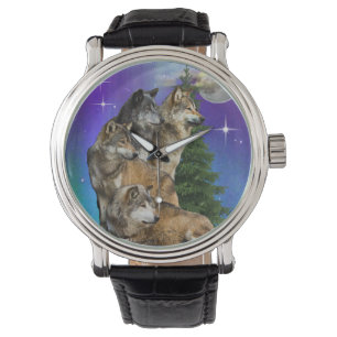 Montre Loup et lune