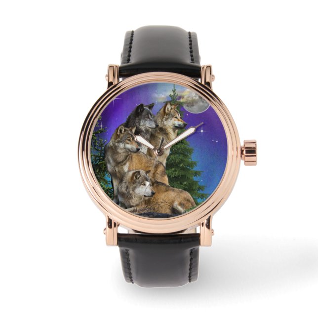 Montre Loup et lune (Recto)