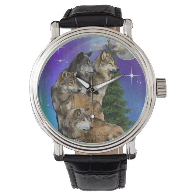 Montre Loup et lune (devant)