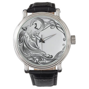 Montre Loup tribal - Ombragé