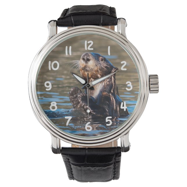 Montre Loupe de mer ensoleillée (devant)