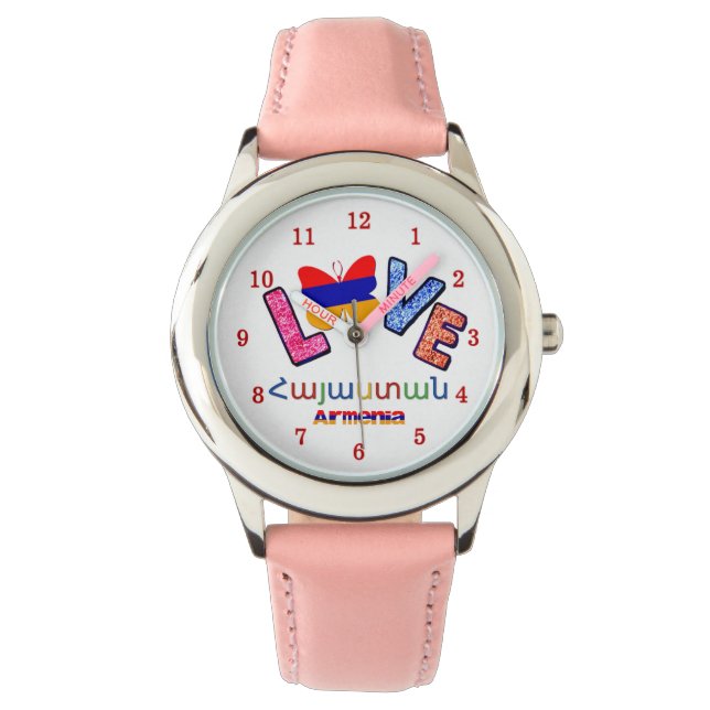 Montre Love Armenia eWatch (devant)