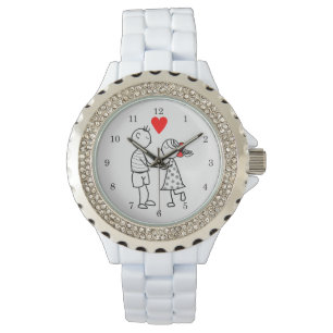 Montre Love Couple Watch Cadeau