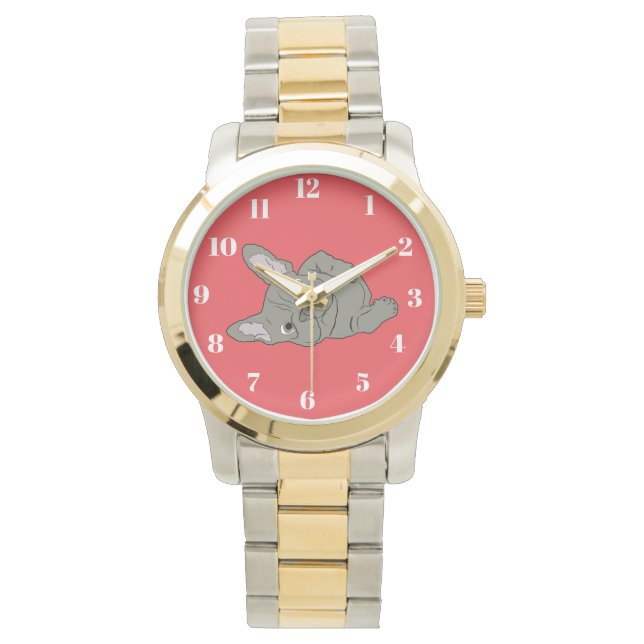 Montre Love French Bulldog (devant)
