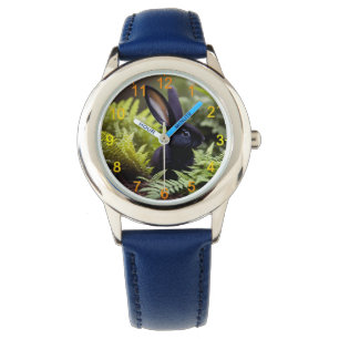 Montre Lucifer le lapin noir : un ensemble sombre de méfa