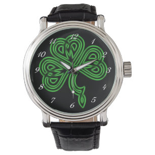 Montre Lucky Celtic Shamrock Wrist Watch