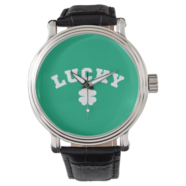 Montre Lucky Clover St. Patricks Day (devant)
