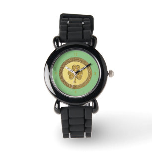 Montre Lucky Irish Shamrock Gold Coin