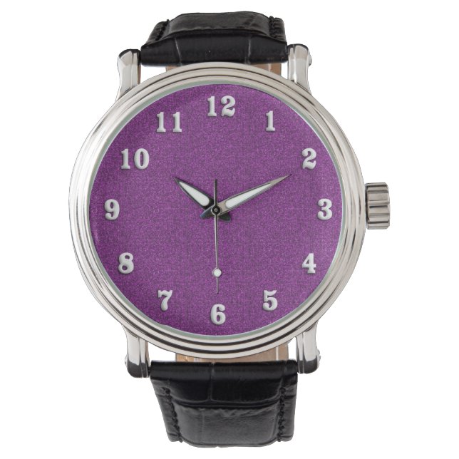 Montre Lueur violette (devant)